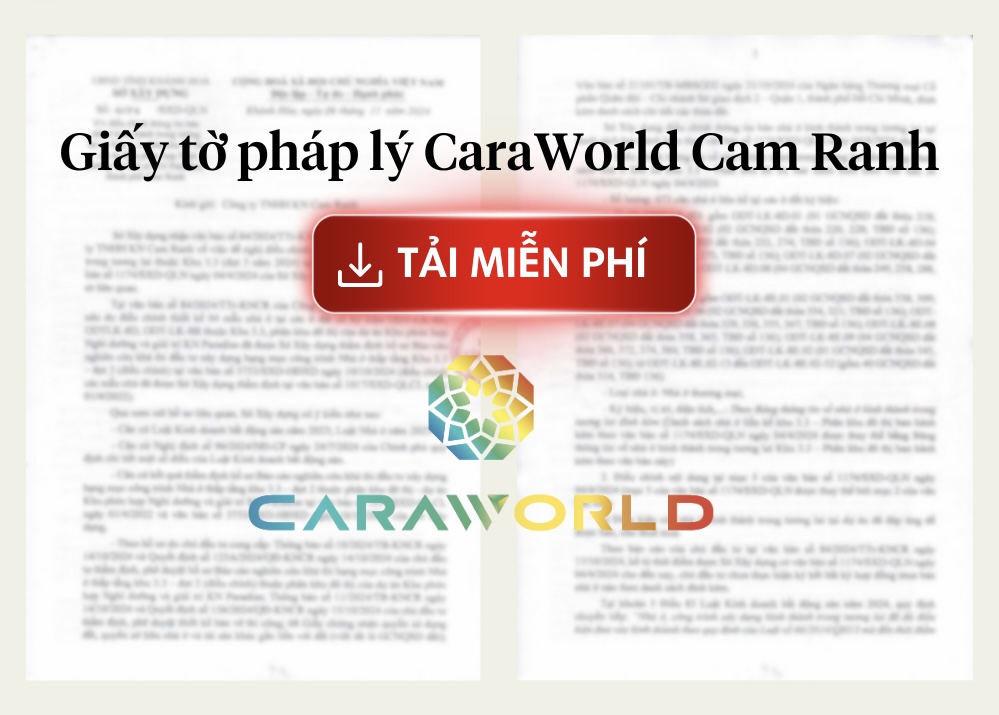 CaraWorld Cam Ranh ⭐️【Giá Tốt Nhất, Giỏ Hàng VIP: Đợt 1】® CaraWorld Cam Ranh ⭐️【Giá Tốt Nhất, Giỏ Hàng VIP: Đợt 1】®