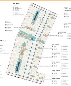 CaraWorld Cam Ranh ⭐️【Giá Tốt Nhất, Giỏ Hàng VIP: Đợt 1】® MẶT BẰNG PHÂN KHU SÔNG TOWN - CARAWORLD CAM RANH