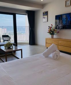 Phòng ngủ view biển - Cặp căn Gold Coast Nha Trang view biển Trần Phú | Toà Bắc | Rất Đẹp