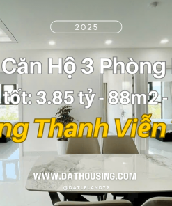 Căn góc 02 Mường Thanh Viễn Triều Tầng 6 Tòa OC3 – 88m2 – 3PN