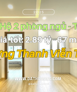 Căn hộ 16 Mường Thanh Viễn Triều Tầng 35 Tòa OC1B. Đẹp và Mới 100%