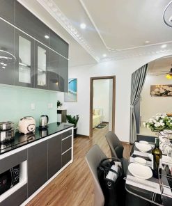 Căn 14 Mường Thanh Viễn Triều Tầng 28 Tòa OC2B. Phong cách: Thưởng trà phố biển