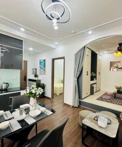 Căn 14 Mường Thanh Viễn Triều Tầng 28 Tòa OC2B. Phong cách: Thưởng trà phố biển