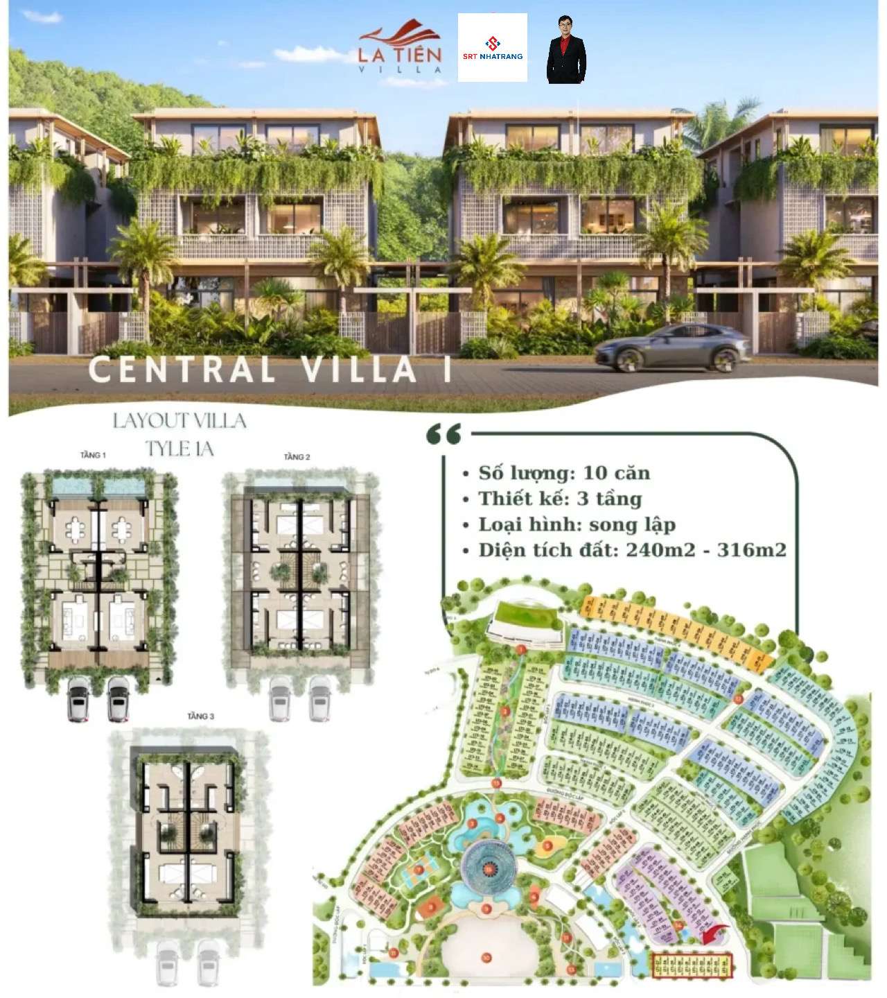 Mặt bằng La Tiên Villa Nha Trang chính thức mới nhất | GĐ 2 Libera