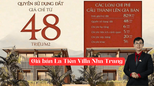 Giá bán La Tiên Villa Nha Trang: Cập nhật từ CĐT mới nhất 2025
