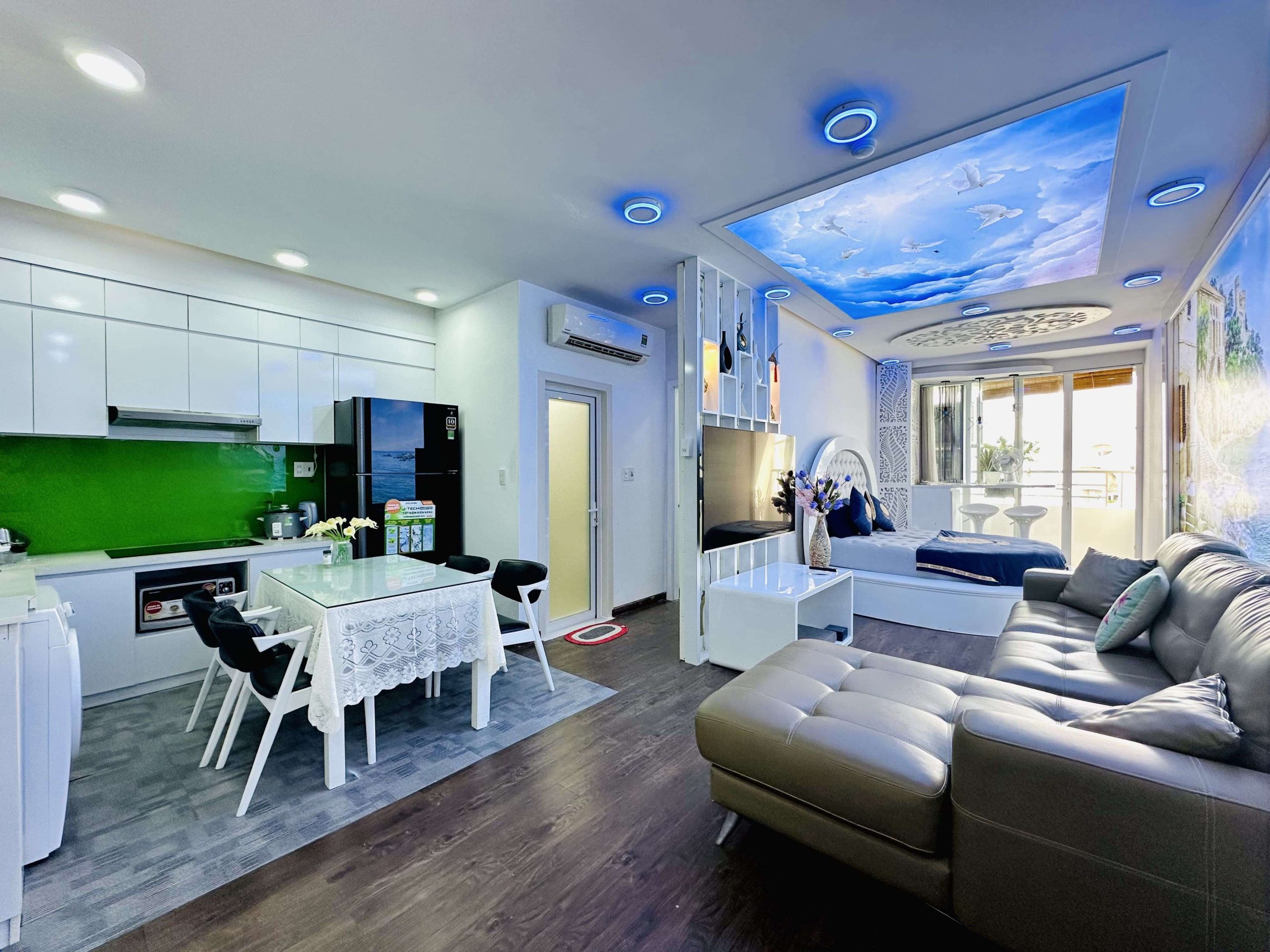 Mường Thanh Viễn Triều ⭐️ | Giá bán, Giá thuê và Giỏ hàng V.I.P 320 căn ® khong gian phong khach Can ho 30 Muong Thanh Vien Trieu Tang 17 Toa OC1B scaled