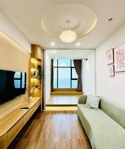 Căn hộ tầng 43 Trần Phú Nha Trang phong cách Wabi Sabi
